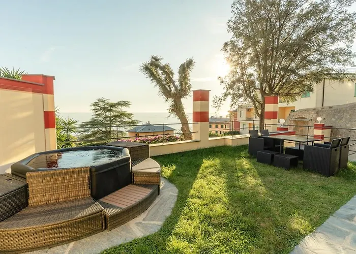 Villa Pipinea- Jacuzzi Privata E Posteggio Privato Camogli